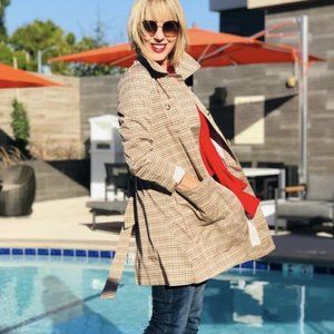 Cabi 3734 Sherlock Trench Coat Fall 2019 Medium NIB